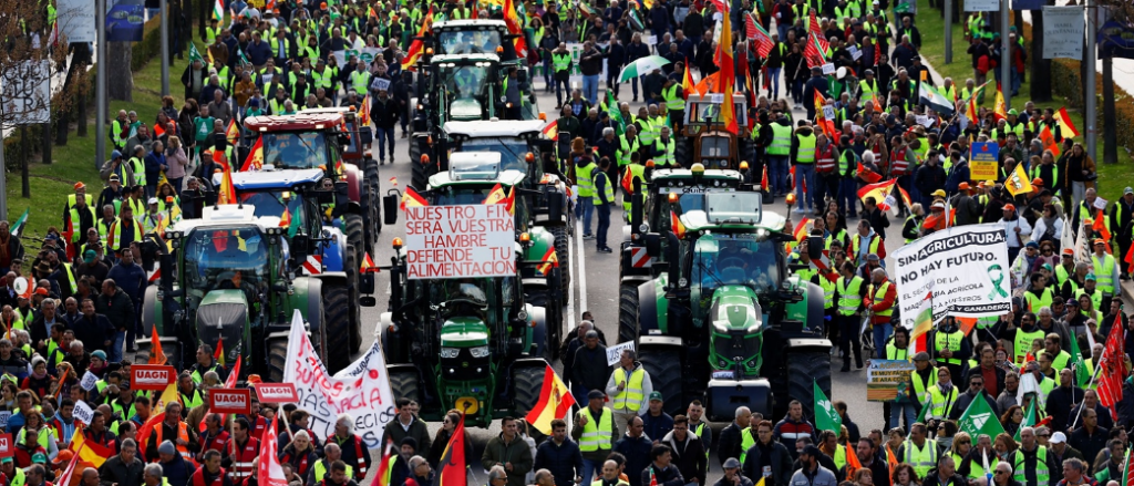 Protests over environmental policies in Europe