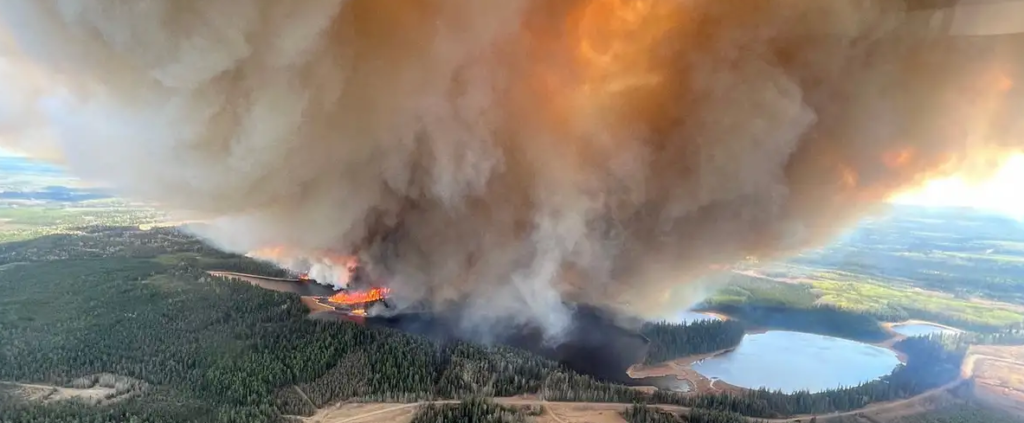 Wildfires wreak havoc in western Canada