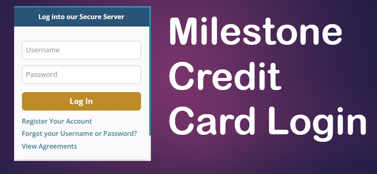 milestone credit card login